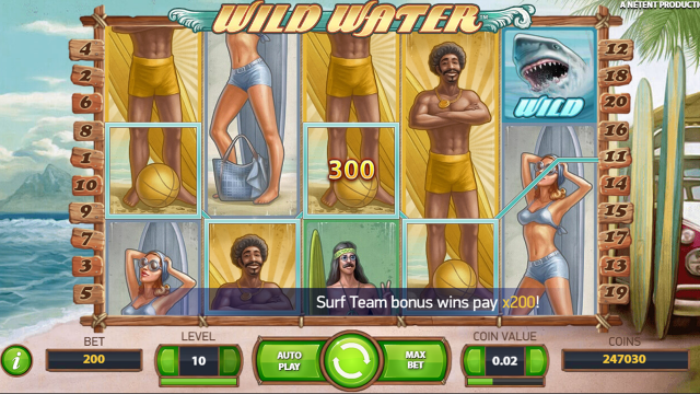 Игровой интерфейс Wild Water 4