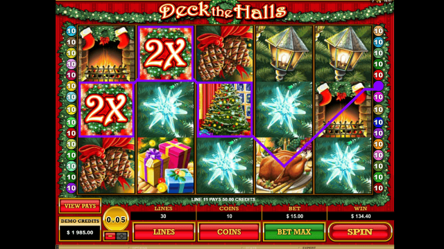 Игровой интерфейс Deck The Halls 5